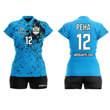Женская волейбольная футболка PEHA Flame - бесплатная печать