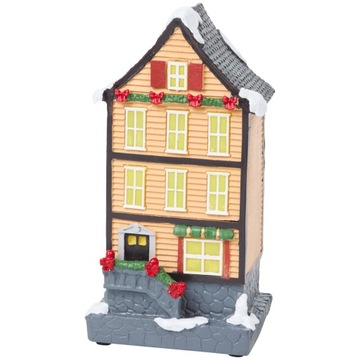 Zimowe miasteczko świąteczna wioska dom kamienica LED wzór nr 2