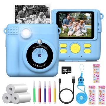 ТЕРМОПРИНТЕР МГНОВЕННОЙ КАМЕРЫ 1000мАч + КАРТРИДЖИ