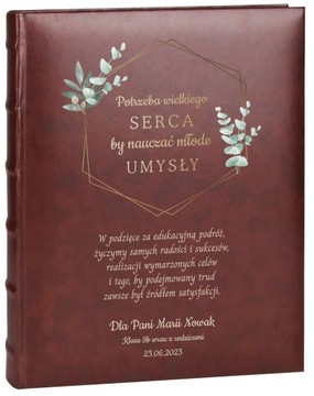 ALBUM zdjęcia DLA NAUCZYCIELA prezent Twój Tekst