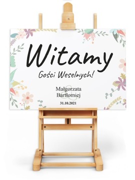 PLAKAT WESELNY ŚLUBNY 50x70cm personalizowany