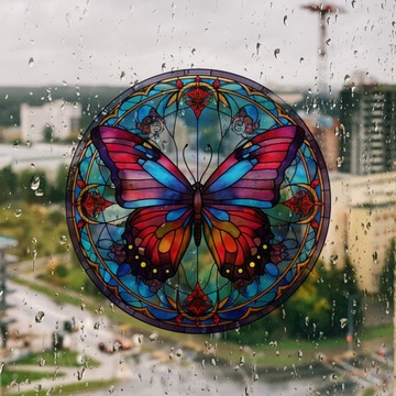 2 шт., НАКЛЕЙКА НА ОКНО, ПРЕДОТВРАЩАЮЩАЯ СТОЛКНОВЕНИЯ, КРУПНЫМ ПЛАНОМ