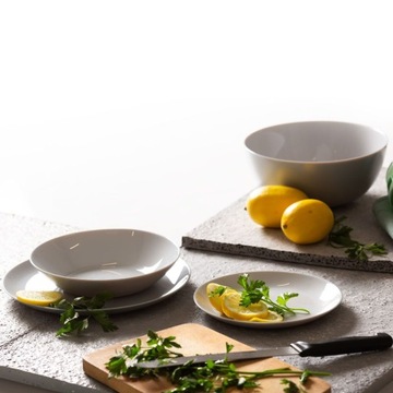 ДЕСЕРТНАЯ ТАРЕЛКА DIWALI ТАРЕЛКИ СЕРЫЕ LUMINARC 19СМ