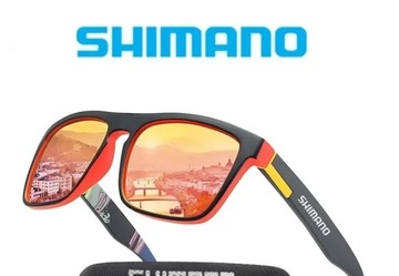 OKULARY PRZECIWSŁONECZNE Shimano UV400 RED WĘDKARSTWO ROWER UNISEX