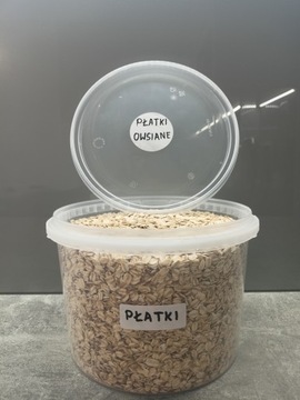 Ведро, пластиковый контейнер для еды, 3л + этикетки