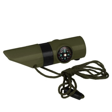 СВИСТОК СО СПАСАТЕЛЬНЫМ КОМПАСОМ КОМПАС ВЫЖИВАНИЯ МАГНИТНЫЙ ФАКЕЛ 6в1
