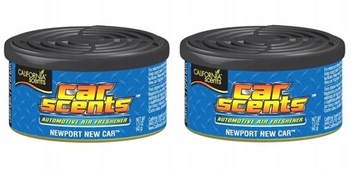 CALIFORNIA CAR SCENTS 2SZT ZAPACH NEWPORT NEW CAR