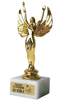 Statuetka Wiktoria ABSOLWENT ABSOLWENTKA NAGRODA ZA DOTRWANIE U310 M3
