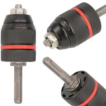 Uchwyt wiertarski 13 MM HD adapter SDS PLUS ZESTAW