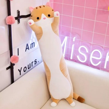 ДЛИННАЯ ПЛЮШЕВАЯ ПОДУШКА KITTY CAT MASCOT 90 СМ XXL