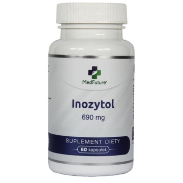 Inozytol (witamina B8) 690 mg 60 kapsułek - pamięć, stres, układ nerwowy