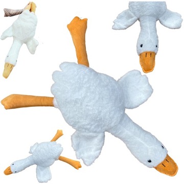 MASKOTKA GĘŚ KACZKA PODUSZKA PLUSZAK XXL 90CM