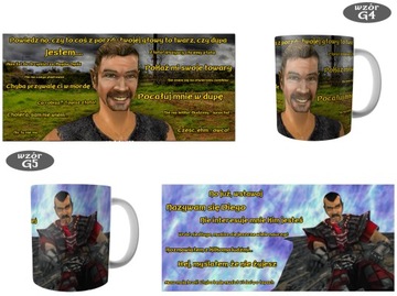 Kubek GOTHIC CAŁA PRZEMOWA VATRASA + kartonik