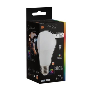 Żarówka LED SMART 10W E27 WW-CW +RGB Wi-Fi TUYA