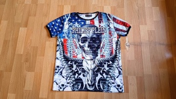 KOSZULKA T-SHIRT PHILIPP PLEIN STAN IDEALNY