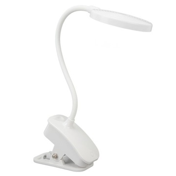 Lampa LED z klipsem na biurko, składana, USB, ochrona oczu, 3G