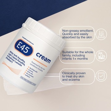 E45 Cream 500 г Увлажняющий крем для сухой кожи КРЕМ ИЗ Великобритании