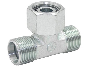 ZŁĄCZE TRÓJNIK HYDRAULICZNY M22x1.5 15L Z NAKRĘTKĄ