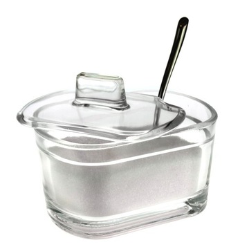 Стеклянная сахарница-контейнер, Ясло