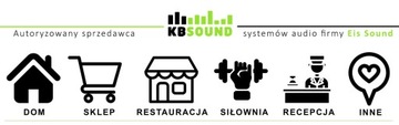 Kbsound Настенный Bluetooth-усилитель, 5 комплектов