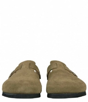 SCHOLL DAMSKIE KLAPKI SKÓRZANE KHAKI 38 1ŻLB