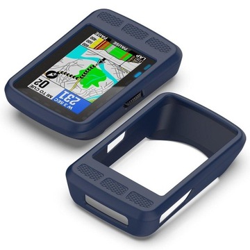 Silikonowe etui do Wahoo ELEMNT ROAM V2 - niebieskie