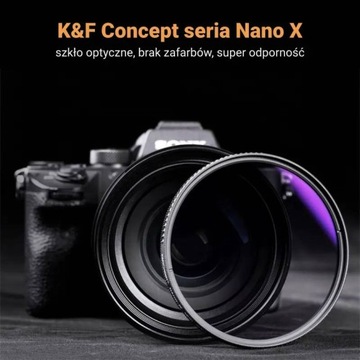 Серый полуфильтр K&F Concept Nano X GND8 Soft 82 мм