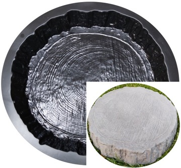 Forma pień drzewa, przekrój, plaster około 40cm
