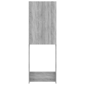 vidaXL Шкаф для стиральной машины Дуб Сонома серый 64 x 25,5 x 190 см