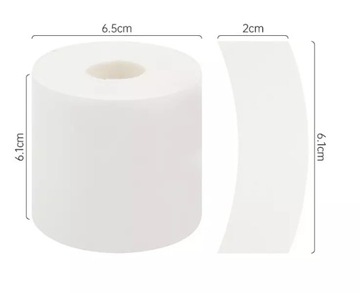 Cięta taśma pod oczy do przedłużania rzęs WŁÓKNINOWA