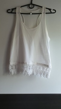 кружевная майка Cropp xS