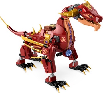 LEGO 71793 Лавовый дракон Ниндзяго, трансформирующийся в букву F