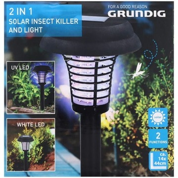 LAMPA SOLARNA 2w1 OWADOBÓJCZA GRUNDIG