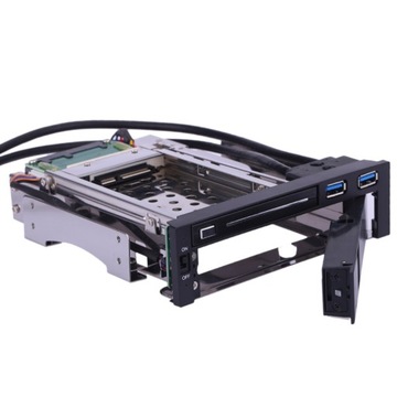 Отсеки для двух жестких дисков SATA 3,5