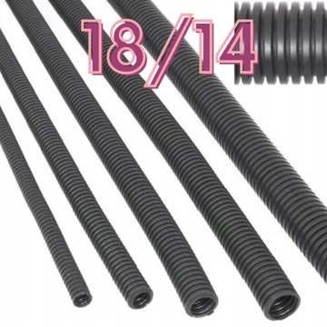 PESZEL SAMOCHODOWY RURA KARBOWANA 18/14 mm PROF.1m