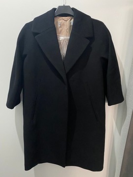 Płaszcz Max Mara r.XS/S 100% wełna dziewicza