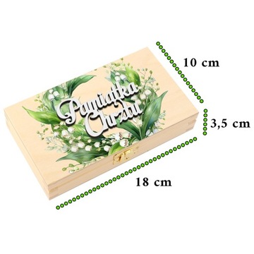 Pamiątka Chrztu Świętego Prezent na Chrzest Pudełko na Pieniądze