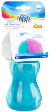 КРУЖКА CANPOL, БУТЫЛКА СО СКЛАДНОЙ СОЛОМОЧКОЙ, ТЮБИК, 270мл