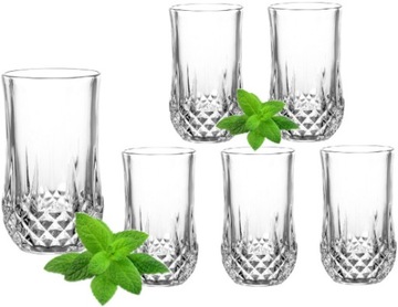 Szklanki do napojów drinków soków wody 6x330ml