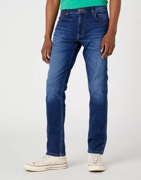 WRANGLER GREENSBORO MĘSKIE SPODNIE JEANSY W35 L34