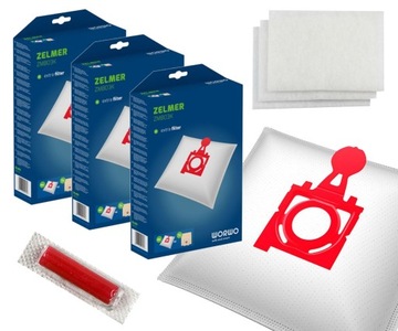 12 x worki do ZELMER Jupiter ZVC425 Magnat Solaris