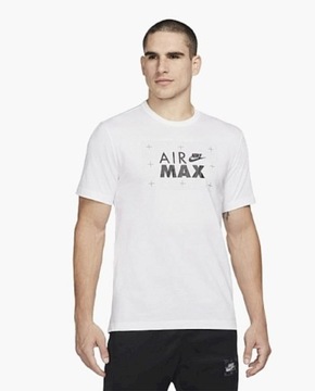 T-SHIRT NIKE AIR MAX DO7239-100 koszulka BIAŁA roz.XL / BAWEŁNA 100%