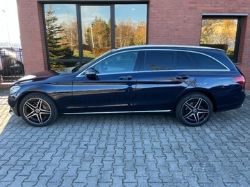 Mercedes Klasa C W205 Kombi Facelifting HYBRYDA 2.0 300 de 306KM 2020 Mercedes-Benz Klasa C 2.0 diesel PLUG IN 306 KM automat zarej w PL zad, zdjęcie 31