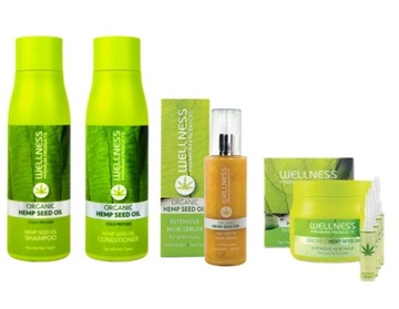 MEGA ZESTAW WELLNESS MASKA SZAMPON SERUM ODŻYWKA