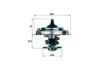 TERMOSTAT VW 80C T5 SHARAN MAHLE