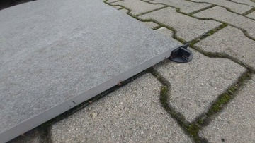 ОПОРА ТЕРРАСЫ Крестообразная конструкция террасы толщиной 1 мм | Затирка 4мм | Расстояние до тарелок