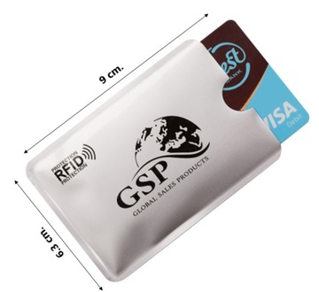 ЗАЩИТНЫЙ ЧЕХОЛ RFID КРЕДИТНАЯ КАРТА + БЕСПЛАТНЫЕ ПОДАРКИ