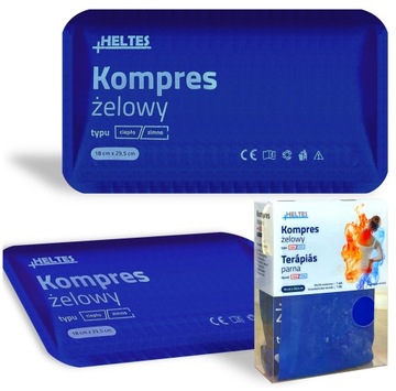Kompres ciepło zimno Okład żelowy Hot Cold kolano plecy bóle brzucha 18x29