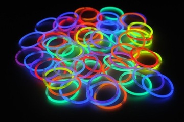 Светящиеся люминесцентные светодиодные палочки-дубинки 50 шт.