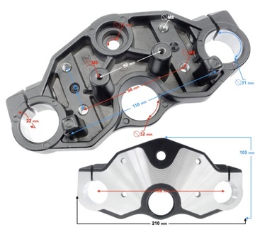 Półka kierownicy Street-R 125